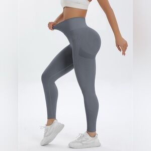 🌙OUDOTA women Tummy control seamless scrunch leggings High waist butt lifting XS